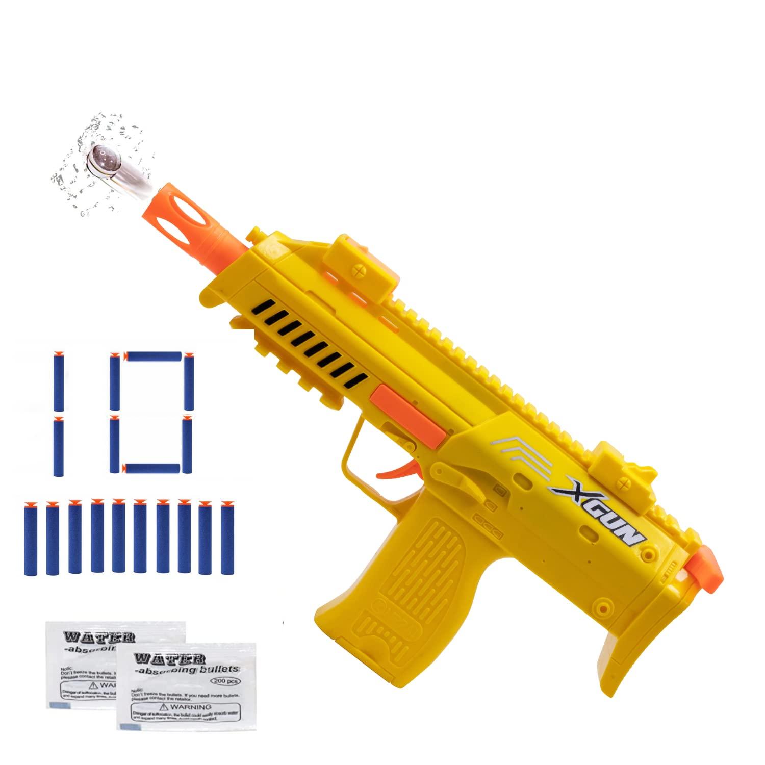 Mini Soft Blaster Manual Soft Bullet Shooting Toy with 3 Safe Foam Bullets for Kids, Safe and Long Range Shooting Gun - Multicolour