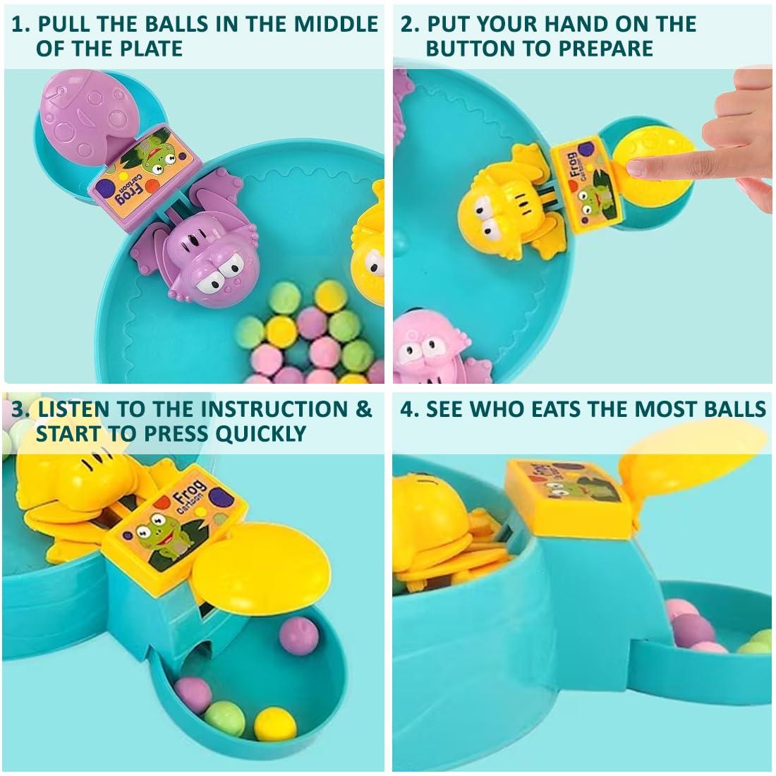 Hungry Frog Games Eating Beans Games | Indoor Games Interactive Game Toy of Family Board Games for Kids | Interactive Game Toys Multiplayer Game for 2 Player