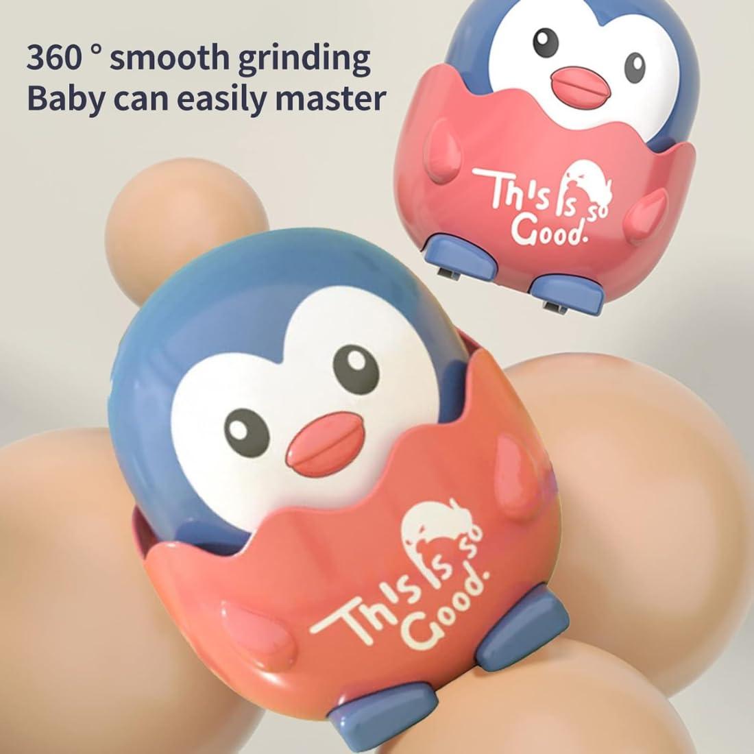 Cute Owl Shaped Press Mechanical Sliding Funny Cat Toy Toys for Kids  - (Owl Forest Pack of 1)