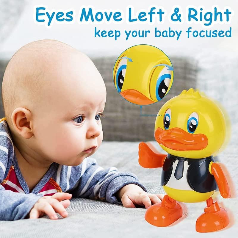 Musical Toys Cute Dancing Gentleman Duck Musical Lighting Doll Interactive Kids Early Educational Battery Operated Toys for Kids