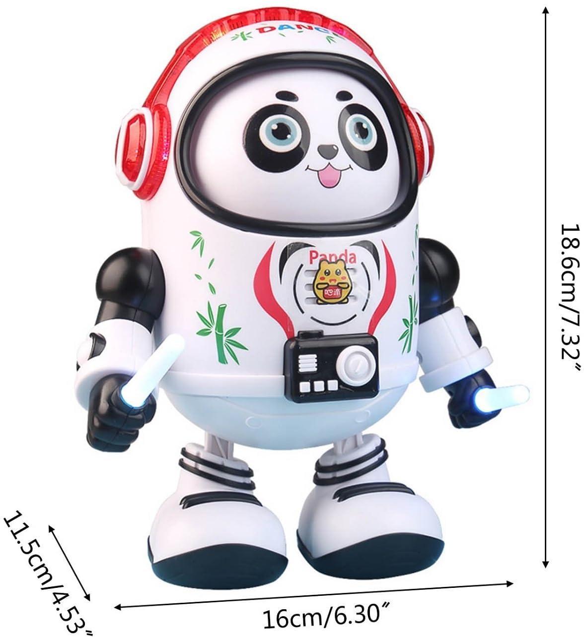 Space Panda Dancing Robot Simulation Panda Singing Toy With Horizontal Movement