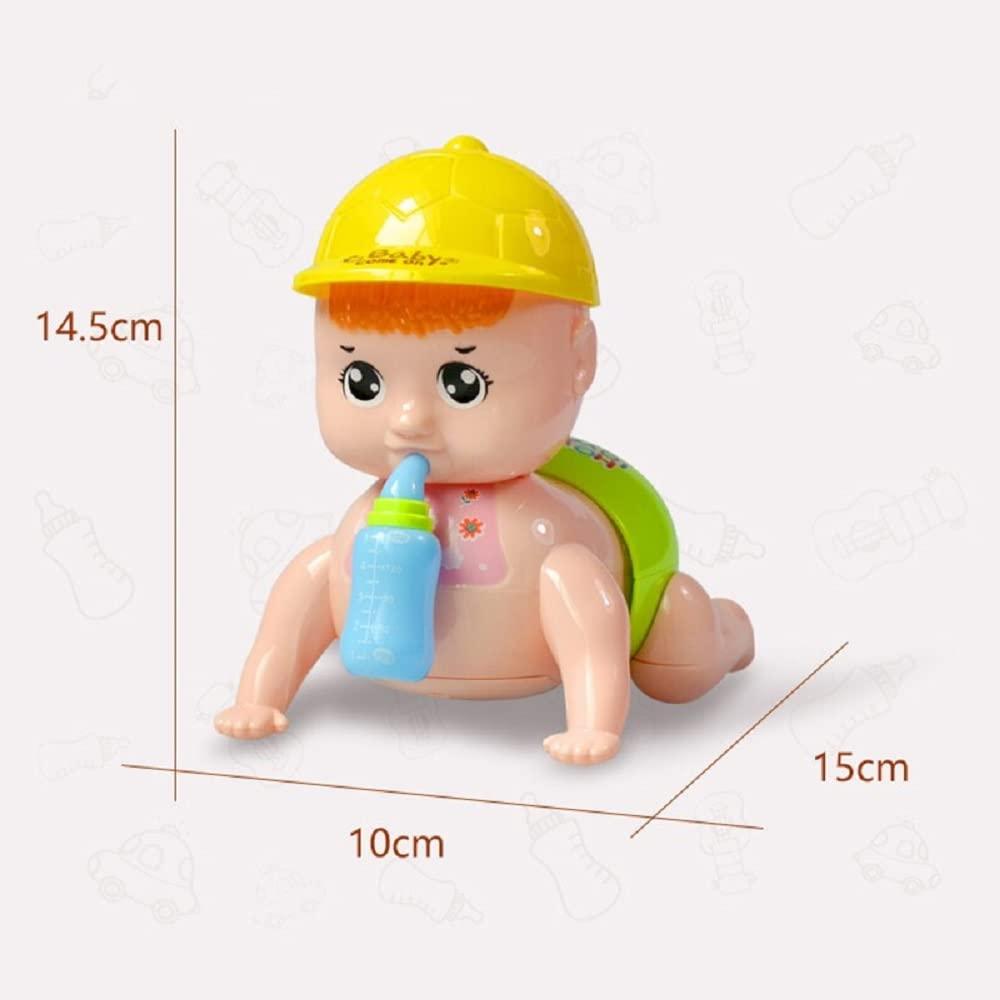 Musical Talking Crawling Baby Toy for Babies Kids Infants - Dazzling Lights and Dynamic Sound - Multicolor