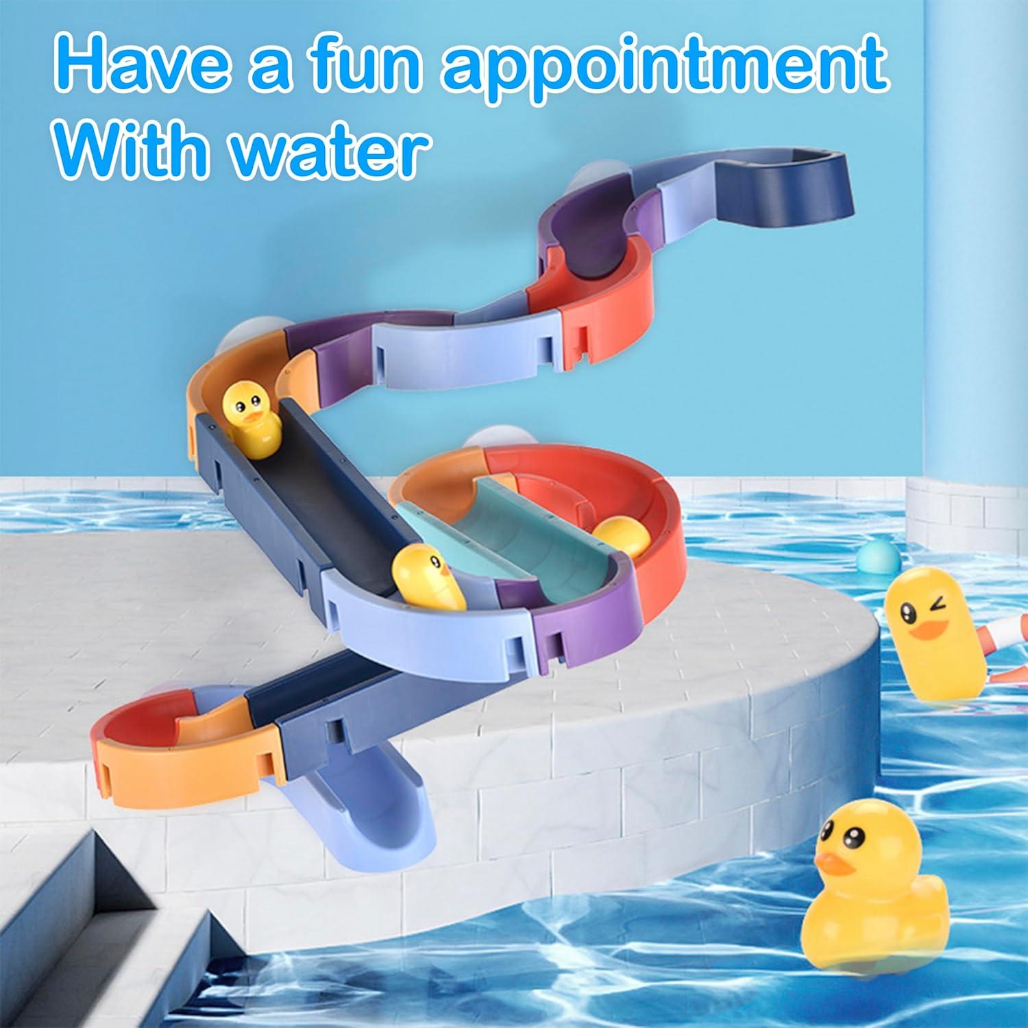 Fishing Game Toys with Slideway, Electronic Toy Fishing Set with Magnetic Pond, Learning Educational Toys