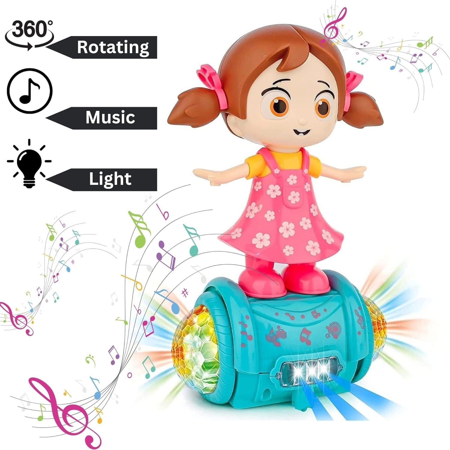 Fashion Girl Musical Dancing Girl  (Multicolor)