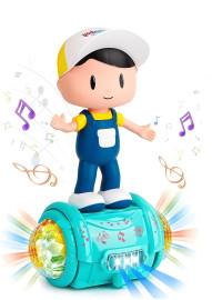 360 Degree Rotating Musical Dancing Fashion Boy with 5D Light & Musical Sound  (Multicolor)