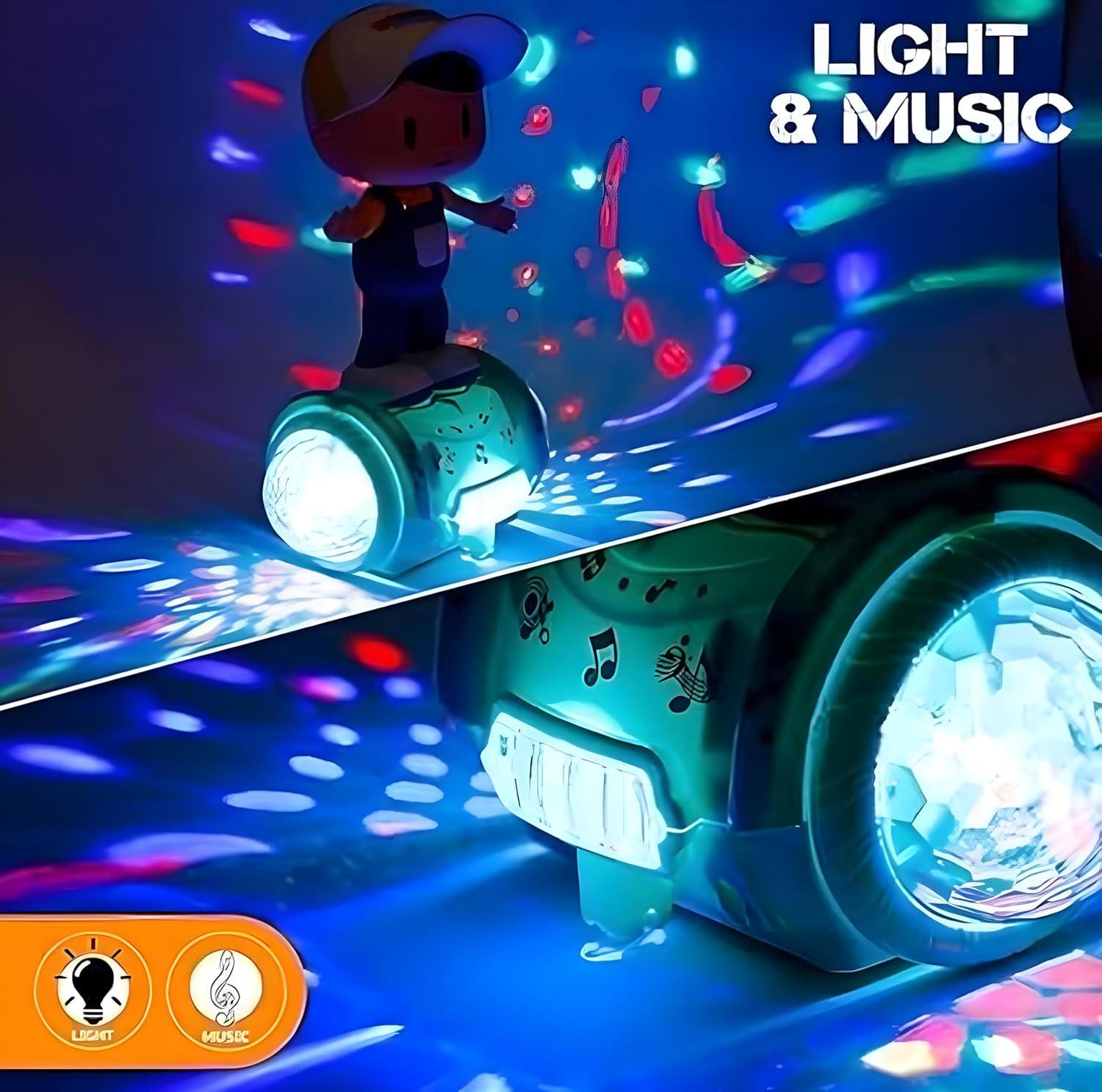 360 Degree Rotating Musical Dancing Fashion Boy with 5D Light & Musical Sound  (Multicolor)
