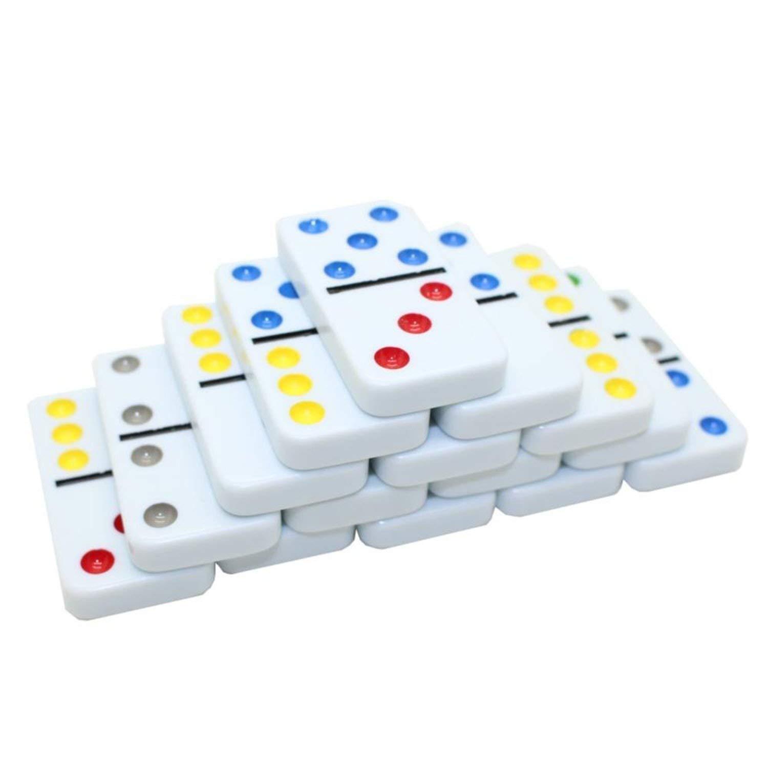 Double Six Domino Game Set with 28 Domino Tiles