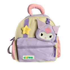 Children's New Backpack Kindergarten Schoolbag Girl Cute Lightweight Baby - Light Blue