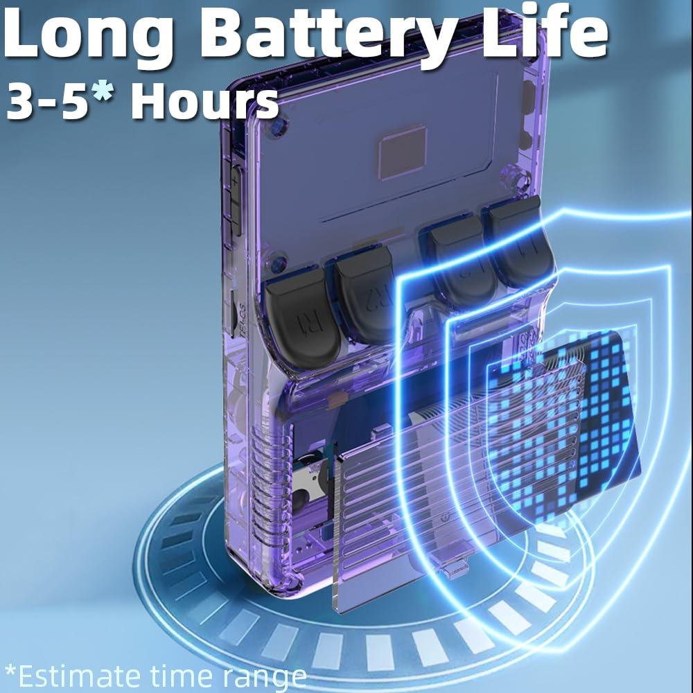 R36S Video Game Handheld Console, Built-in 64GB TF Card, 3.5 Inch IPS Screen, Retro Linux System, Support 15000+ Classic Games, 2.4G Wireless Gamepad, TV, Monitor Connection