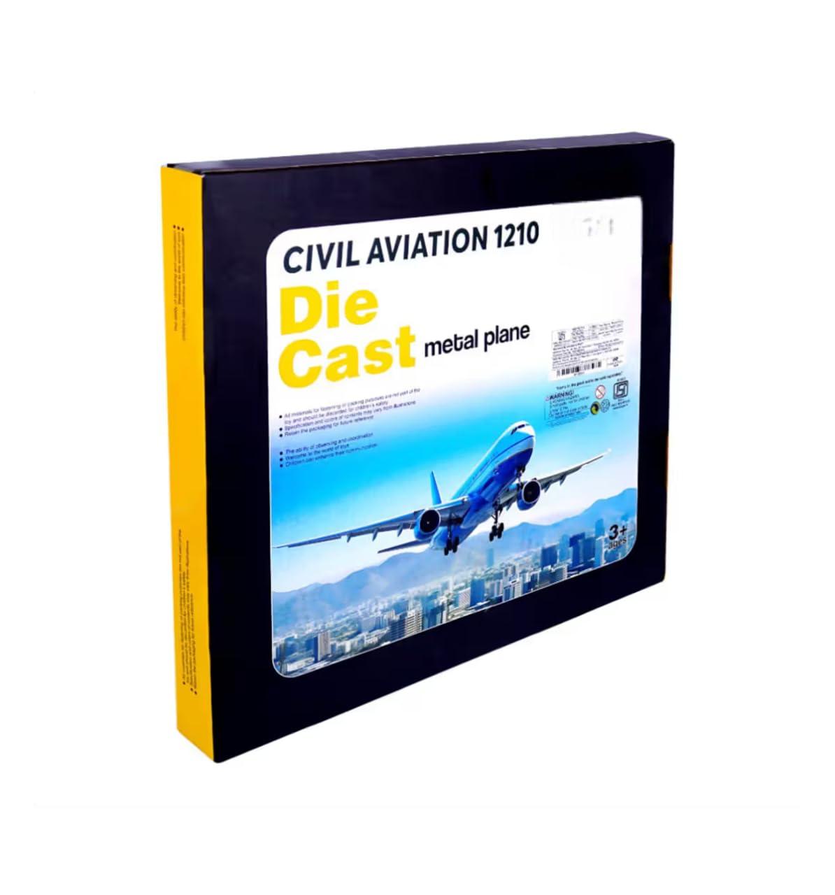 Airplane Miniature Diecast Aircraft Model Toy for Kids & Collectors | Durable, Realistic Design, Compact Size - Pac Of 12pcs